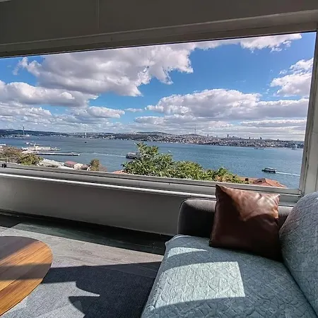 Apartment Rooftop With Full Panoramic Bosphorus View Istanbul