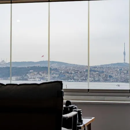 Rooftop With Full Panoramic Bosphorus View Διαμέρισμα Κωνσταντινούπολη